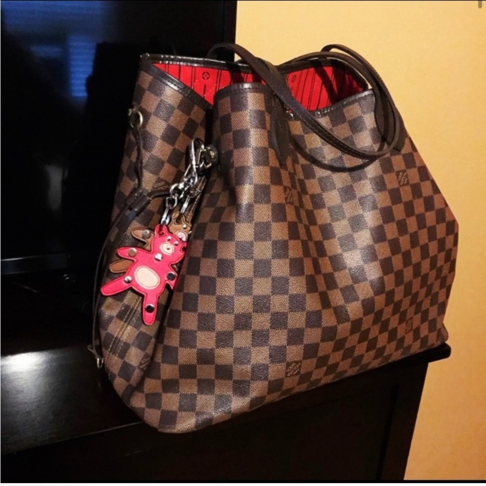Authentic Prada Brown Bear Saffiano Trick Bag Charm - Picture 12 of 13